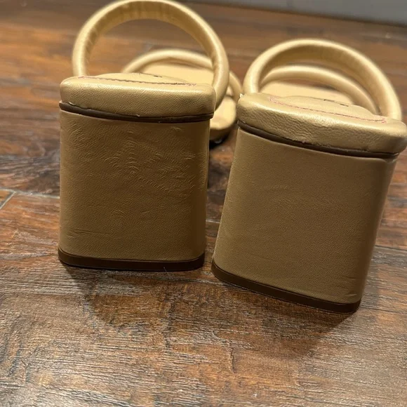 NEW! Free People Double Strap Parker Heel In Dune - Size 39 EU - Picture 9 of 16